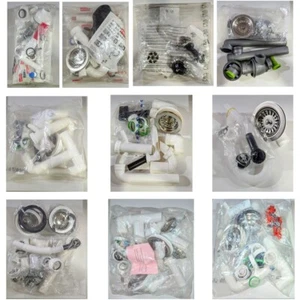 Wholesale Joblot 10x Various 1 & 1.5 Bowl Kitchen Sink Waste & Plumbing RRP £445 - Picture 1 of 15