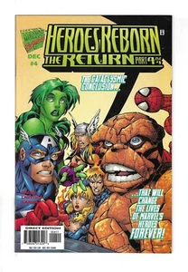 HEROES REBORN: THE RETURN #4 --- SAL LARROCA VARIANT! HI-GRADE! Marvel! 1997! NM - Picture 1 of 4