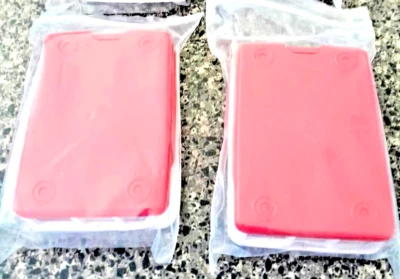 2 RASBERRY PI 4 MODEL B - OFFICIAL RED AND WHITE CASES WITH RUBBER FEET - Image 1 of 4