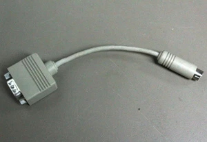 Male DB9 AMP PS2 Mini Din 6 Connector Adapter Converter Cord PC Mouse Keyboard - Picture 1 of 8