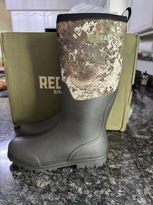 RedHead Camo Utility Waterproof Rubber Boots for Men Size 12 Strata. NWB - Image 1 of 4
