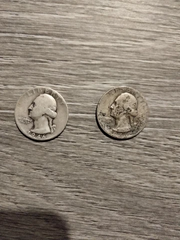 1946-s Washington Quarter. Each Sale Is For One Of The Coins In The Picture Cover