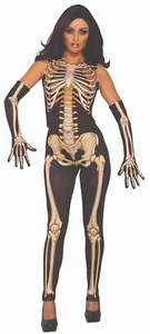 Forum Novelties Lady Bones Skeleton Womens Halloween Costume One Size 80994 - Picture 1 of 3
