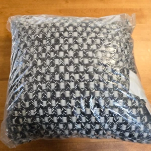 POTTERY BARN CADYN OUTDOOR PILLOW 20" X 20" ~ BLACK MULTI - Picture 1 of 4