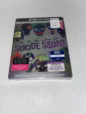 SUICIDE SQUAD 4K STEELBOOK+ BLURAY **READ Foto 1 de 4