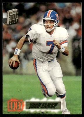 1994 Topps Stadium Club #90 John Elway Denver Broncos football card - Image 1 of 2