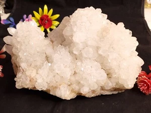 EGL Certified Natural 15940.05 Carat White Apophyllite Cluster Rough - Picture 1 of 6