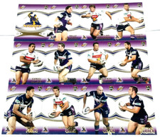 2007 SELECT NRL INVINCIBLE CARD BASE CARD FULL TEAM SET MELBOURNE STORM (12)