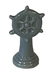 Wade England / Red Rose Tea Figurine Blue Ships Wheel Boat Nautical Series - Picture 1 of 4