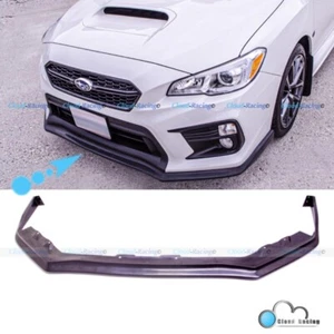 1pc For 18-21 Subaru WRX STI CS Style Front Bumper Lip Splitter Spoiler Urethane - Picture 1 of 2