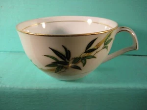 Kent China "Bali Hai" Bamboo & Leaf Pattern Teacup Japan - Picture 1 of 5
