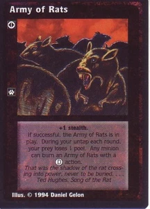 12 x Army of Rats VTES CCG Jyhad - Picture 1 of 1