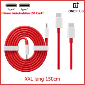 Original OnePlus Nord 2 5G/Nord N200 5G Warp Charge USB C Ladekabel 150cm - Bild 1 von 1