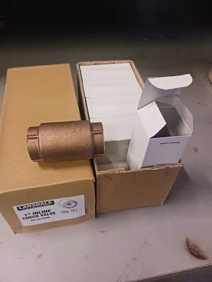 10 Inline Spring Check Valves 1"  Lansdale Fire Sprinkler   (1D) - Image 1 of 3