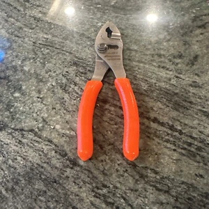Snap On hj46acf 6” talon grip flankJaw slip joint pliers orange - Picture 1 of 6
