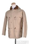 MACKINTOSH 104 Solid Beige 100% Cotton Mens Hooded Jacket Coat SCOTLAND - 42