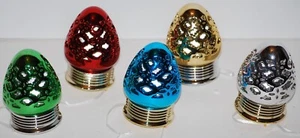 Lightscapes Set of 5 Cutout C9 Ceramic LED Shaped Ornaments - Picture 1 of 6