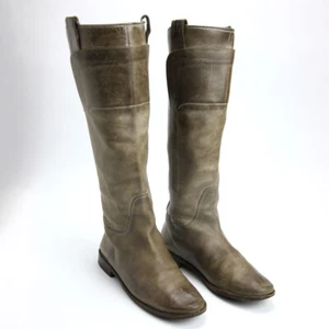 Stivali da equitazione alti Frye Page grigio marrone taglia 9B - Foto 1 di 7