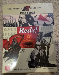 REDS! The Russian Civil War 1918-1921 Wargames GMT Games 2001 New Sealed - Picture 1 of 1
