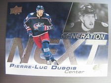 2019-20 Upper Deck Generation Next Pierre-Luc Dubois #16 Columbus Blue Jackets