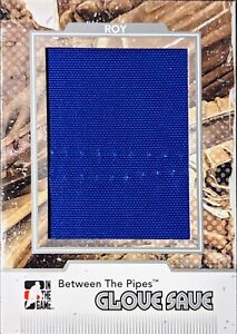 1/9 PATRICK ROY JUMBO RELIC 2009-10 IN THE GAME ITG BETWEEN THE PIPES BTP LEAF