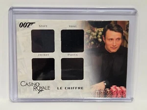 James Bond In Motion Costume QC01 Le Chiffre's Tuxedo/Vest/Jacket/Pants #024/275 - Picture 1 of 6