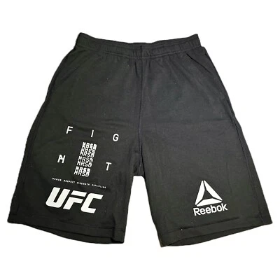 EXCLUSIVO Pequeño UFC Reebok | Pantalones Cortos Negros Hombre Foto 1 de 4