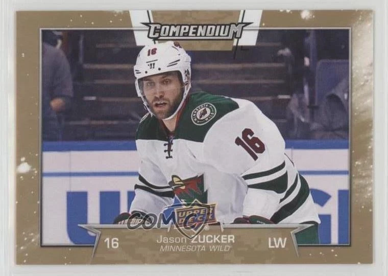 2017-18 Upper Deck Compendium Gold Jason Zucker #431 - Image 1 of 2