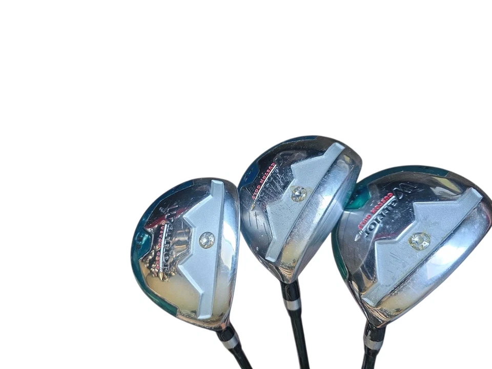 Juego de madera Warrior Custom Golf TE (verde) 3W, 5W, 7W Reg Flex Warrior grafito M/RH Foto 1 de 4