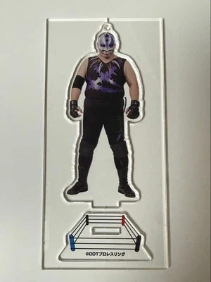 Support acrylique DDT Pro Wrestling MJ Poe dédicacé - Photo 1/2