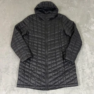 The North Face ThermoBall Parka Womens XL Black Hooded Insulated NF0A35C1 - Picture 1 of 19