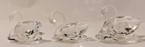 Swarovski Kristall Schwan Set ohne Papiere - Bild 1 von 6