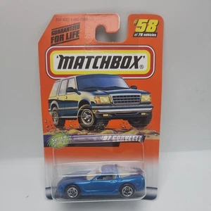 Vintage 1997 Matchbox #58 '97 Corvette - Mattel Wheels - Super Cars - Picture 1 of 12
