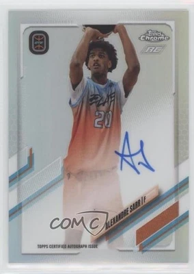 2021-22 Topps Chrome OTE Overtime Elite Chrome Auto Alexandre Sarr #CA-AS1 Auto - Image 1 of 2