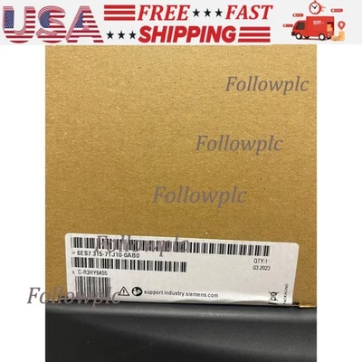 New Siemens 6ES7315-7TJ10-0AB0 6ES7 315-7TJ10-0AB0 S7-300 CPU 315T-3 PN/DP - Image 1 of 2