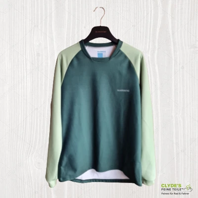 Shimano Herren Myoko Long Sleeve Jersey Warm – Größe M – Green - Bild 1 von 4
