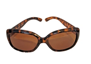 Occhiali da sole Solar Accents donna guscio tartaruga montatura plastica lenti rettangolari - Foto 1 di 7