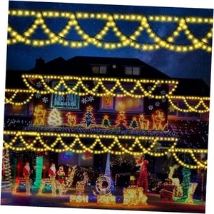 Christmas Lights Outdoor Indoor Warm White 40ft Semi-circle Christmas Light - Picture 1 of 8