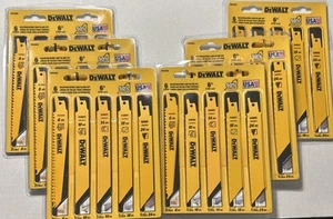 Dewalt 6pc Reciprocating Saw Blade Kit DW4856 6" Metal & Wood Cutting SIX PACKS - Picture 1 of 2