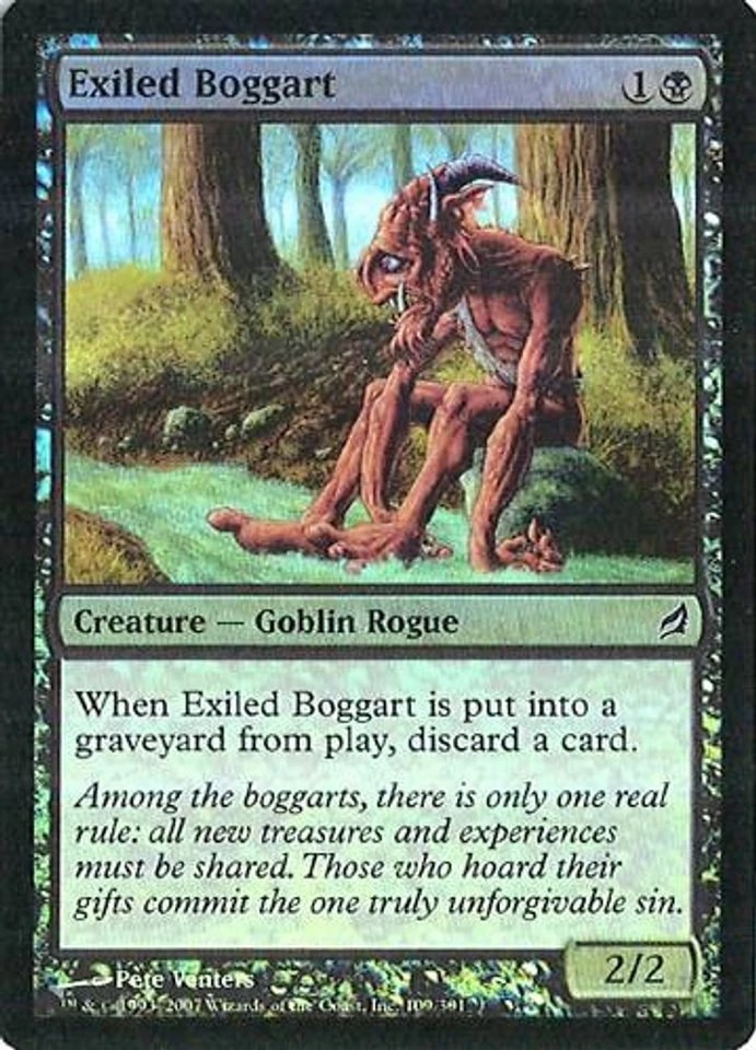 MTG - Lorwyn - Exiled Boggart - 2X - Foil - NM - Image 1 of 1