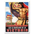 War Propaganda Spanish Civil Republican Left Spain Vintage Advert Framed Print