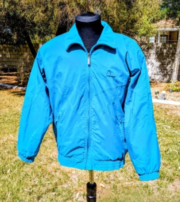 Chaqueta cortavientos vintage Head verde azulado turquesa tenis años 90 para mujer mediana usada en excelente estado Foto 1 de 4