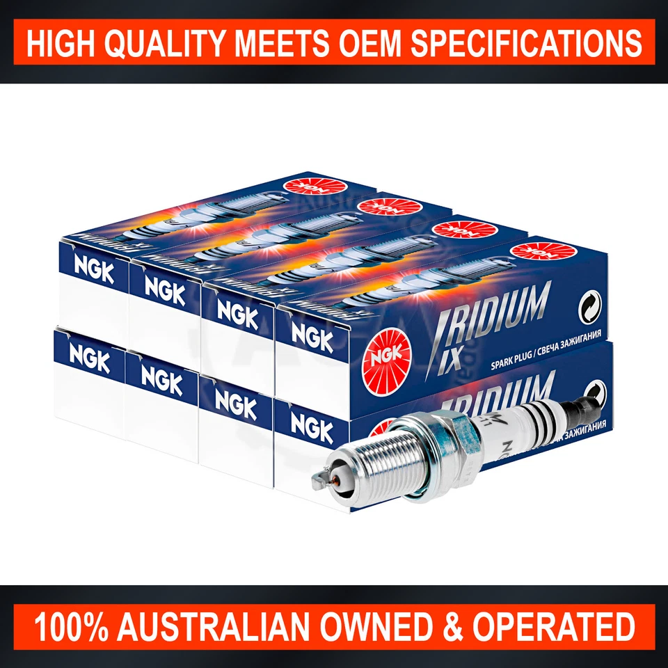 Pack of 8 Iridium IX NGK Spark Plugs (BR8EIX) - Image 1 of 1