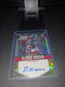 2015 Panini Prizm Collegiate Draft Picks Camo Auto #160 Da'Ron Brown (175/199)