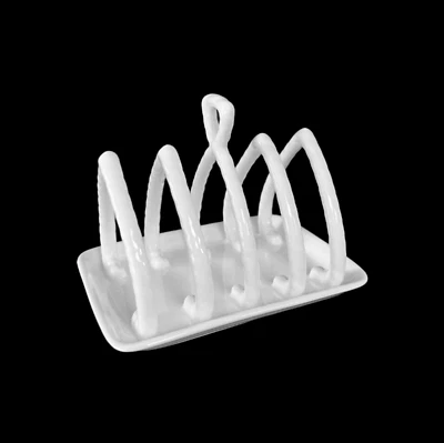 COALPORT COUNTRYWARE 4 SLICE TOAST RACK (DAMAGED) - Image 1 of 4