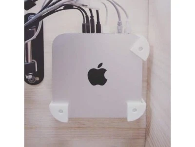 Универсальное настенное крепление под стол для 3-го 4-го поколения Mac Mini алюминий - Изображение 1 из 3