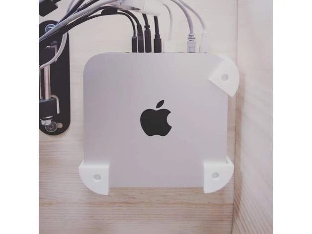 Universal Wall Mount under desk mount for 3rd 4th gen Mac Mini Aluminum - Image 1 of 3