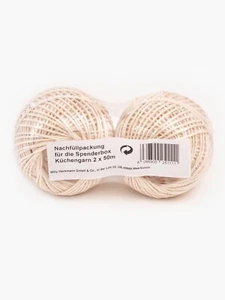 Küchengarn Bratenschnur WIHEDÜ 2 x 50m Garn für Nachfüllbox - Bild 1 von 1