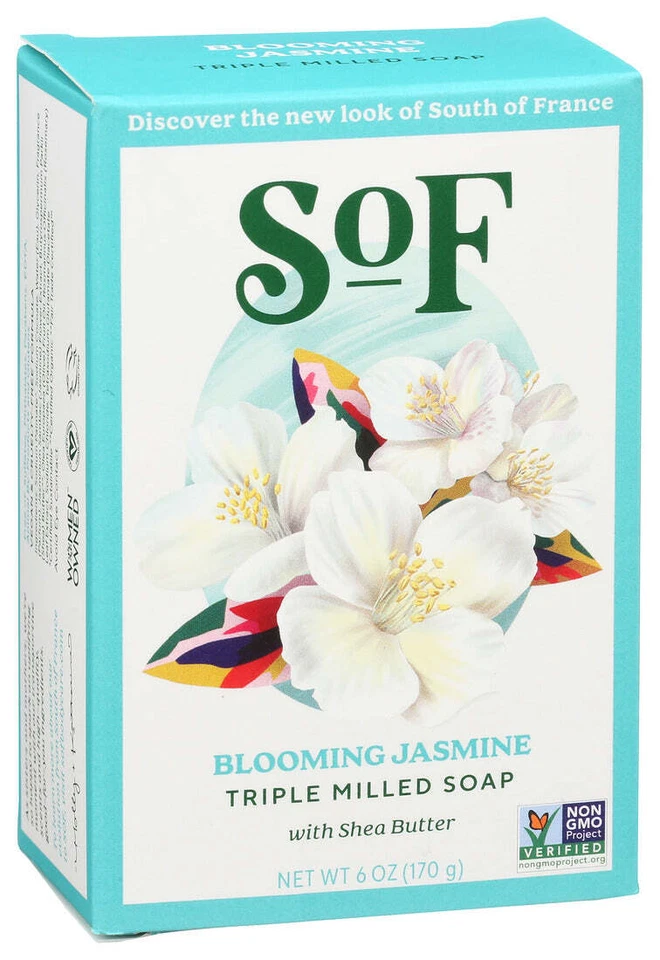 South Of France  Bar Soap Blooming Jasmine  1 Each  6 Oz - Image 1 of 1