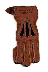 American Leathers Big Shot Archery Shooting Glove Buffalo Leather - Picture 1 of 6